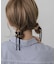 ベロアリボン2セットヘアピン