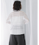 sara mallika　COTTON BORDER LACE TOP