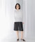 sara mallika　COTTON BORDER LACE TOP