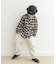 『親子リンク』バンドカラーチェックシャツ(KIDS)