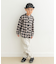 『親子リンク』バンドカラーチェックシャツ(KIDS)