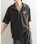 『WEB限定』Mark Gonzales　スタンドハーフZIPドローコードTシャツ