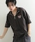『WEB限定』Mark Gonzales　スタンドハーフZIPドローコードTシャツ