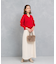 アンチピリングVネックシームレスニット