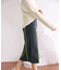 カラーパイピングスカート