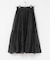MARILYN MOON　sheer cotton gather skirt