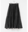 MARILYN MOON　sheer cotton gather skirt