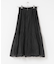MARILYN MOON　sheer cotton gather skirt