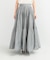 MARILYN MOON　sheer cotton gather skirt
