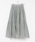 MARILYN MOON　sheer cotton gather skirt