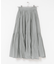MARILYN MOON　sheer cotton gather skirt