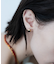 SMELLY so’　carnelian oval pierce