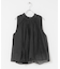 MARILYN MOON　sheer cotton gather blouse