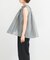 MARILYN MOON　sheer cotton gather blouse