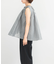 MARILYN MOON　sheer cotton gather blouse