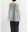 MARILYN MOON　sheer cotton gather blouse
