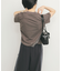 シャーリングフリルTEE
