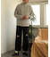『ユニセックス』ハーフZIPセーター