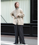 『TALLサイズ／WEB限定』ウールライクダブルタックワイドパンツ