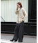 『TALLサイズ／WEB限定』ウールライクダブルタックワイドパンツ