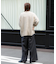 『TALLサイズ／WEB限定』ウールライクダブルタックワイドパンツ