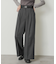『TALLサイズ／WEB限定』ウールライクダブルタックワイドパンツ