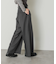 『TALLサイズ／WEB限定』ウールライクダブルタックワイドパンツ