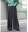 『TALLサイズ／WEB限定』ウールライクダブルタックワイドパンツ