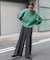 『TALLサイズ／WEB限定』ウールライクダブルタックワイドパンツ