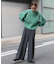 『TALLサイズ／WEB限定』ウールライクダブルタックワイドパンツ