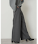 『TALLサイズ／WEB限定』ウールライクダブルタックワイドパンツ