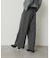 『TALLサイズ／WEB限定』ウールライクダブルタックワイドパンツ