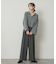 『TALLサイズ／WEB限定』ウールライクダブルタックワイドパンツ