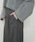 『TALLサイズ／WEB限定』ウールライクダブルタックワイドパンツ