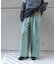 『TALLサイズ／WEB限定』ウールライクダブルタックワイドパンツ