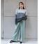 『TALLサイズ／WEB限定』ウールライクダブルタックワイドパンツ