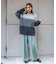 『TALLサイズ／WEB限定』ウールライクダブルタックワイドパンツ