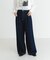 『3サイズ展開』new basic　ツータックワイドデニムパンツ