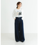 『3サイズ展開』new basic　ツータックワイドデニムパンツ