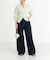 『3サイズ展開』new basic　ツータックワイドデニムパンツ
