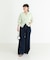 『3サイズ展開』new basic　ツータックワイドデニムパンツ