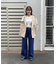 『3サイズ展開』new basic　ツータックワイドデニムパンツ