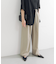 『3サイズ展開』『イージーケア』タックギャザーストレートパンツ