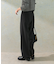 ハイウエストツイードワイドパンツ