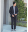 『洗濯可／防シワ』LIFE STYLE TAILOR　カルゼストレッチコンフォータブルパンツ