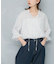 クールタッチセミシアーフリルブラウス
