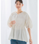 ピンタックウエストマークブラウス