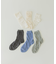 『WEB限定』meri ja kuu　4足セット カラーコットンソックス