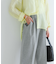new basic　センターシームカットパンツ