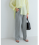new basic　センターシームカットパンツ